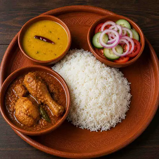 deshi office lunch set Bangladeshi food Malaysia
