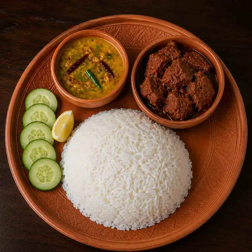 beef bhuna rice set Bangladeshi food Malaysia
