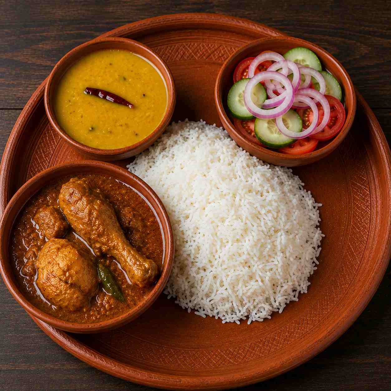 deshi office lunch set Bangladeshi food Malaysia